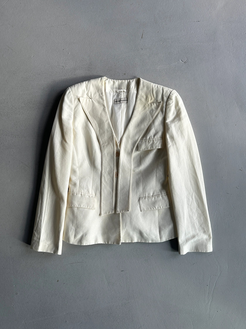 EMPORIO ARMANI - S/S 2003 ADJUSTABLE LAPELS FITTED BLAZER