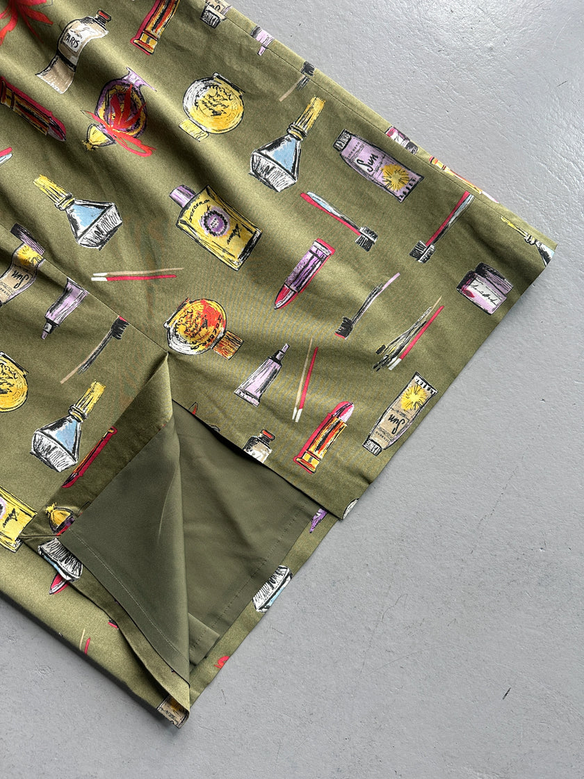 ICEBERG - 1990s COSMETICS PRINT SKIRT