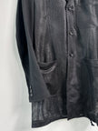 COMME DES GARÇONS - S/S 2025 PERFORATED MESH JACKET WITH CONSTRASTING SLEEVE