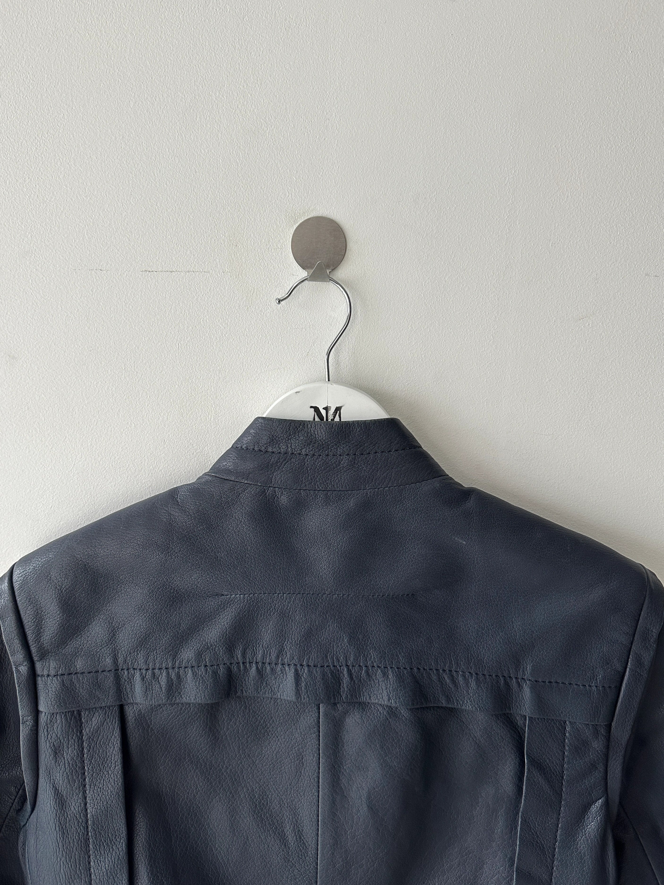 GIANFRANCO FERRÉ - S/S 2009 CROP FIT LEATHER JACKET