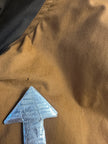 1980s ITALIAN LABEL PANELED PUFFER BOMBER JACKET