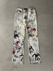 JUST CAVALLI - 2000s PRINTED JEANS