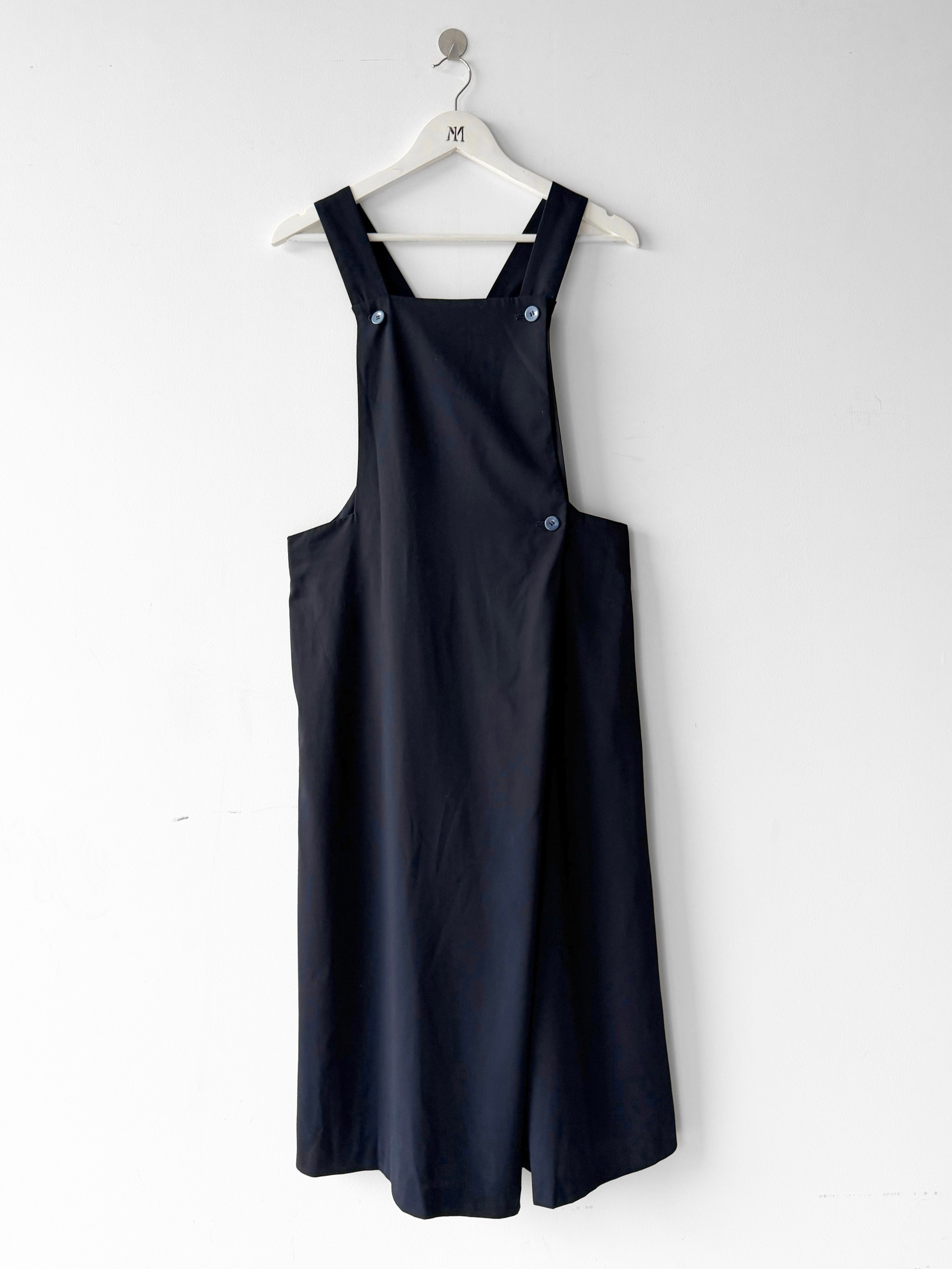 TSUMORI CHISATO - early 2000s CROP LENGTH PANELED DUNGAREE TROUSERS
