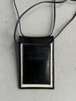 YOHJI YAMAMOTO Y'S - early 2000s LEATHER POUCH BAG