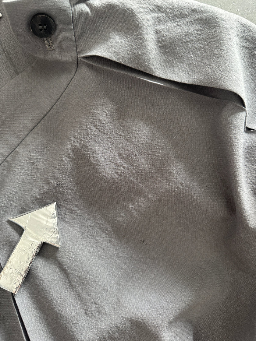 ISSEY MIYAKE - 1980s ARCHITECTURAL HIGH WAIST MAXI SKIRT