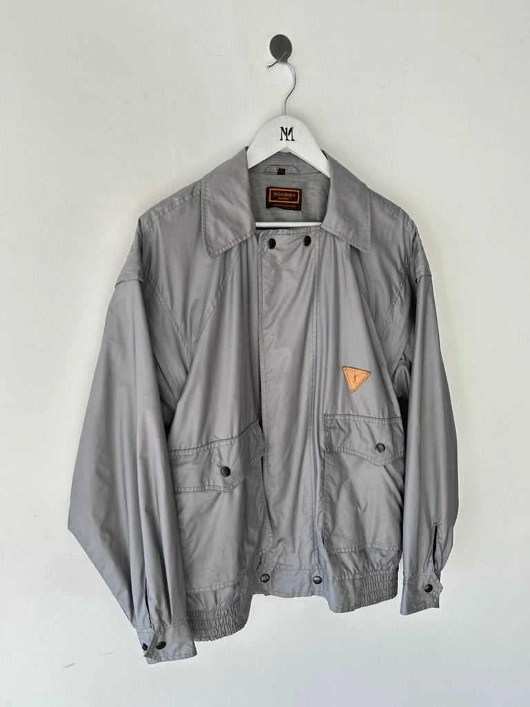 YVES SAINT LAURENT - 1990s 2 IN 1 BOMBER JACKET GILET