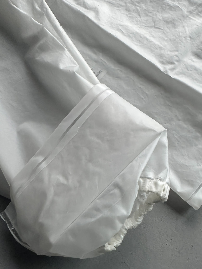 ARMANI JEANS - 2000s SAMPLE SEMI TRANSLUCENT SHACKET