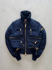 DSQUARED2 - F/W 2009 CROP FIT MULTI ZIP PUFFER BOMBER JACKET