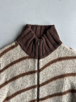 ROBERTO CAVALLI - 2000s OVERSIZED ZIPPED KNIT JUMPER