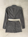 REWORKED - CROPPED BLAZER AND MINI SKIRT CO-ORD-SET