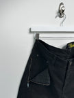 DIRK BIKKEMBERGS - early 2000s BIKER TROUSERS WITH ZIP DETAILS