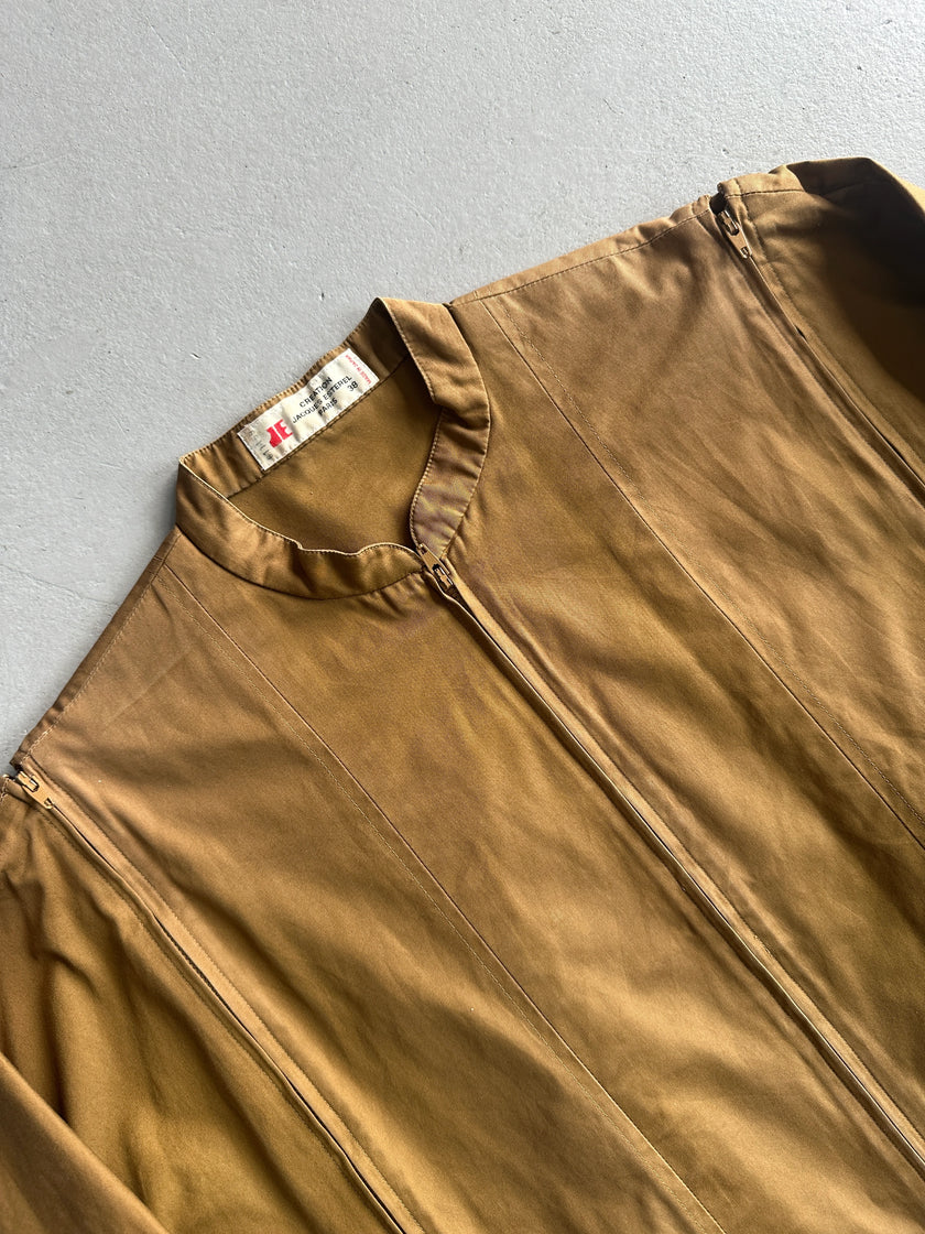 JACQUES ESTEREL - 1970s 2 in 1 ZIPPABLE VEST JACKET