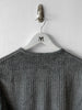 BYBLOS - 1980s RIBBED V NECK BUTTONED VEST TOP GILET