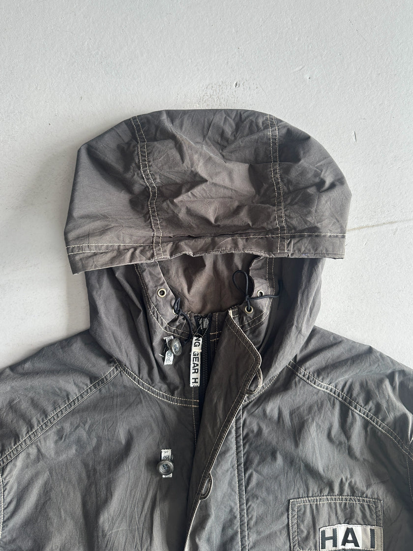 ISSEY MIYAKE HAI SPORTING GEAR - 1980s OVERSIZED PARKA JACKET