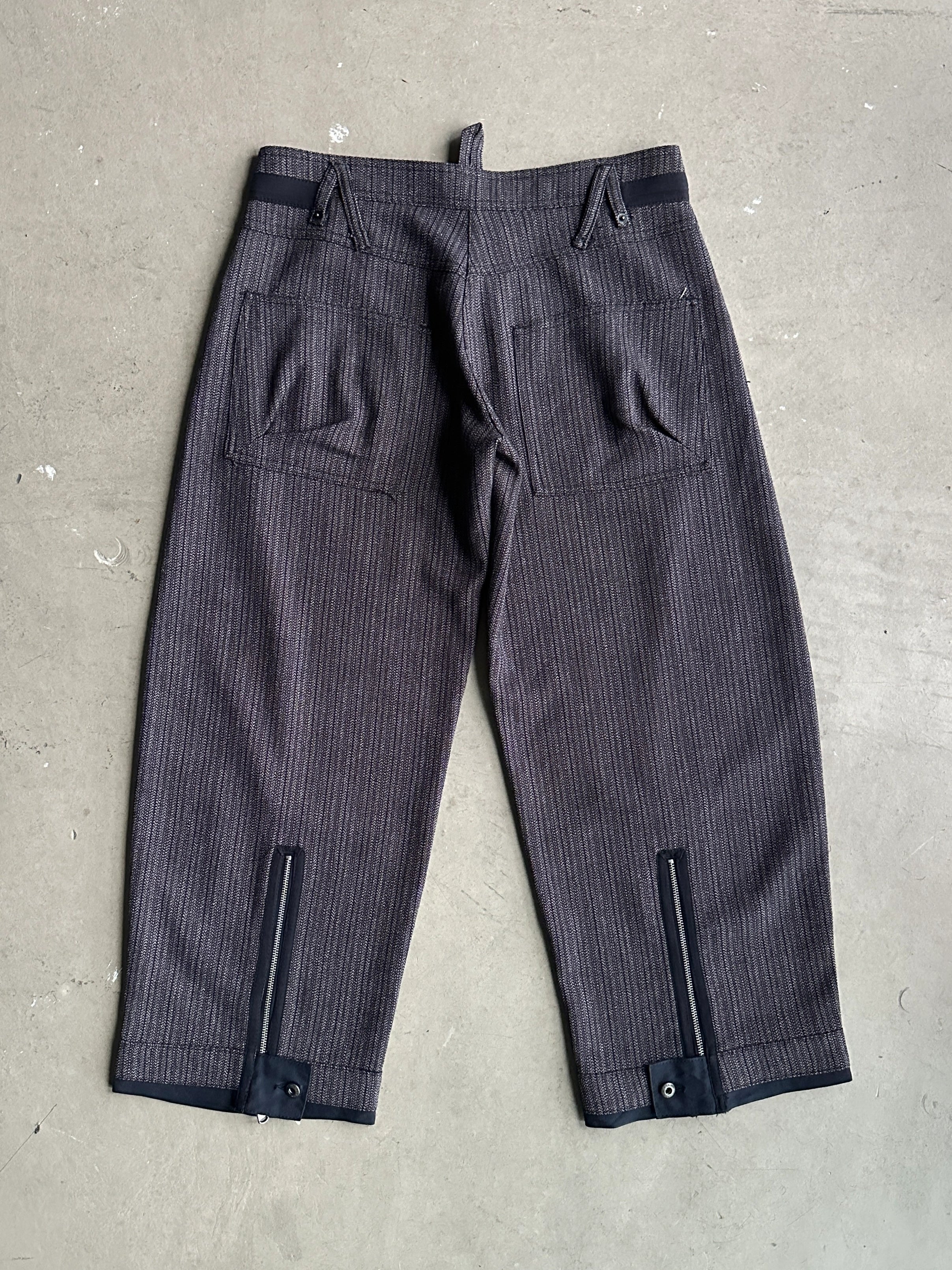 ARMANI JEANS - 1990s CROPPED BALLOON TROUSERS