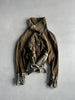 1990s CROP FIT BELTED SUEDE JACKET