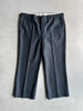 1980s PINSTRIPED CAPRI FIT TAILORED TROUSERS