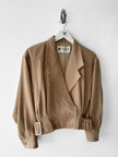 COURRÈGES - 1980s CROP FIT BLOUSON JACKET