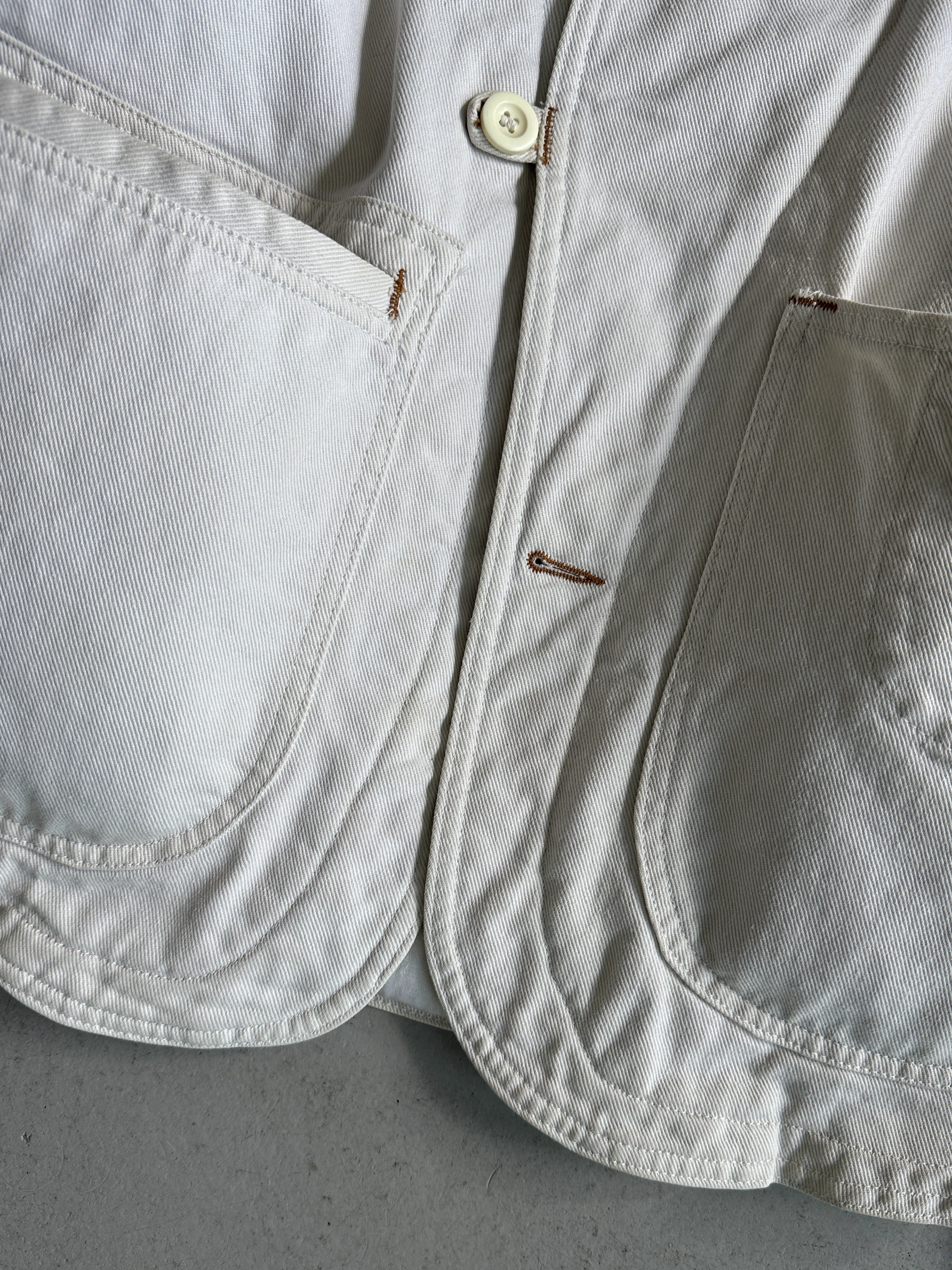 MARITHÉ + FRANÇOIS GIRBAUD - 1980s BOXY FIT DENIM BOMBER JACKET