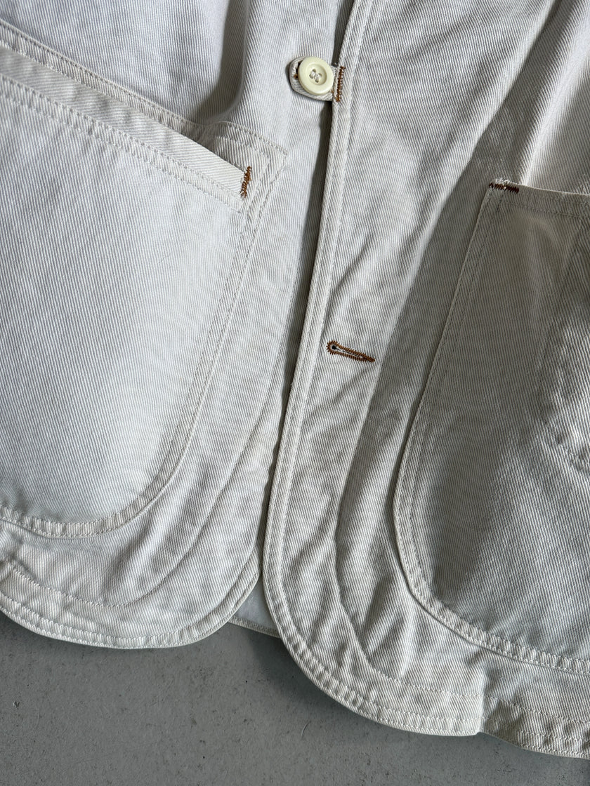 MARITHÉ + FRANÇOIS GIRBAUD - 1980s BOXY FIT DENIM BOMBER JACKET