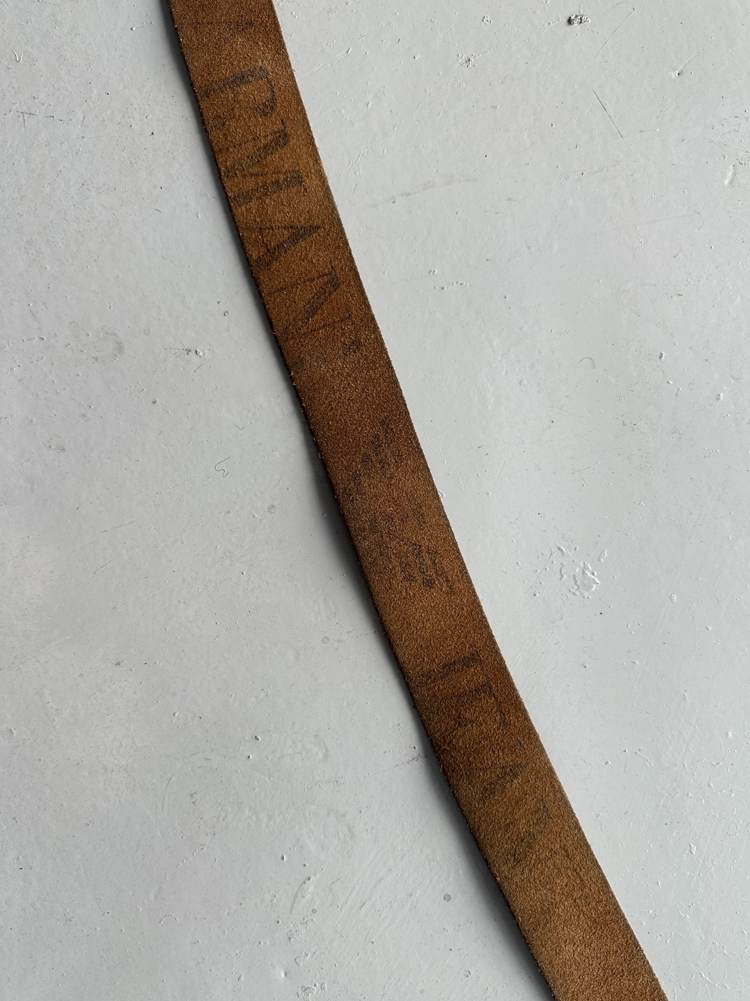 ARMANI JEANS - early 2000s SUEDE BELT