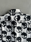 COMME DES GARÇONS SHIRT - S/S 2011 ALL OVER SKULL PRINT LONG SLEEVE SHIRT