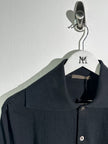 YOHJI YAMAMOTO Y's - 1980s OVERSIZED SQUARE COLLAR LONG SLEEVE TOP