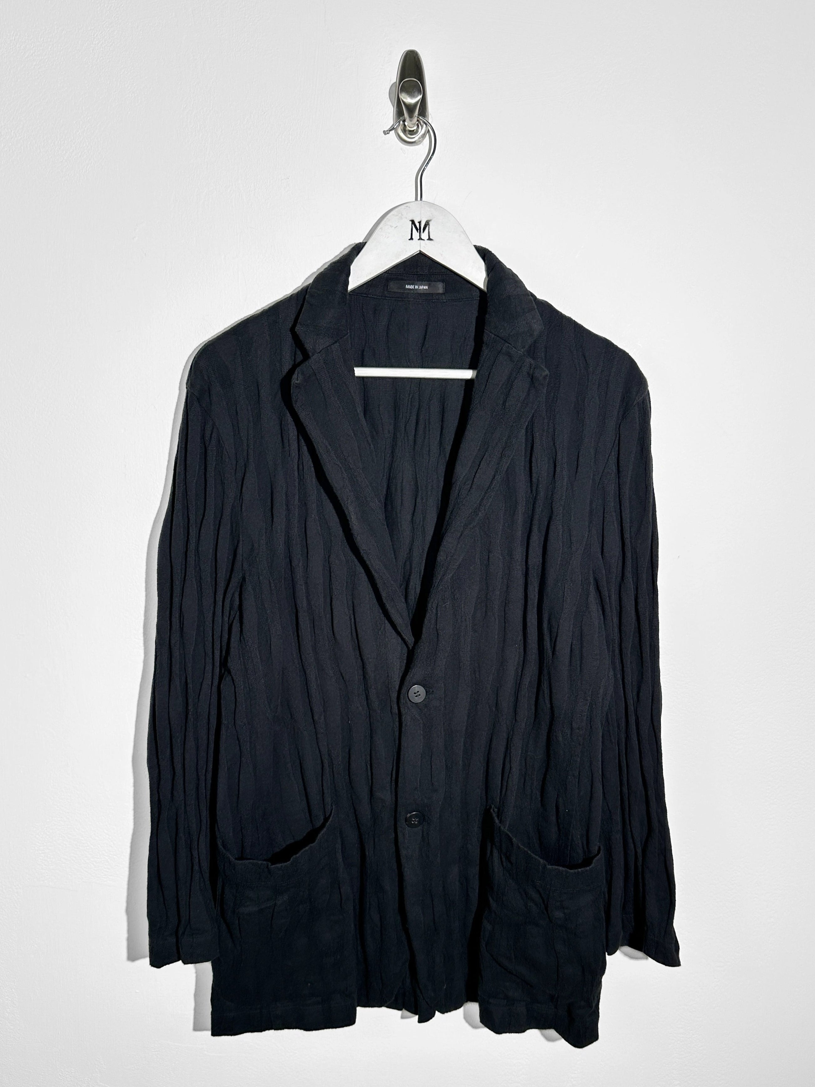 ISSEY MIYAKE - S/S 2017 RELAXED FIT CRINKLED BLAZER