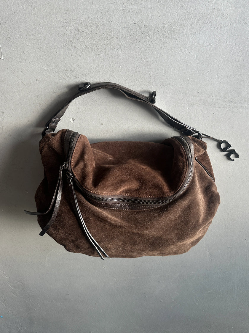 C'N'C COSTUME NATIONAL - F/W 2010 SUEDE LARGE HOBO BAG