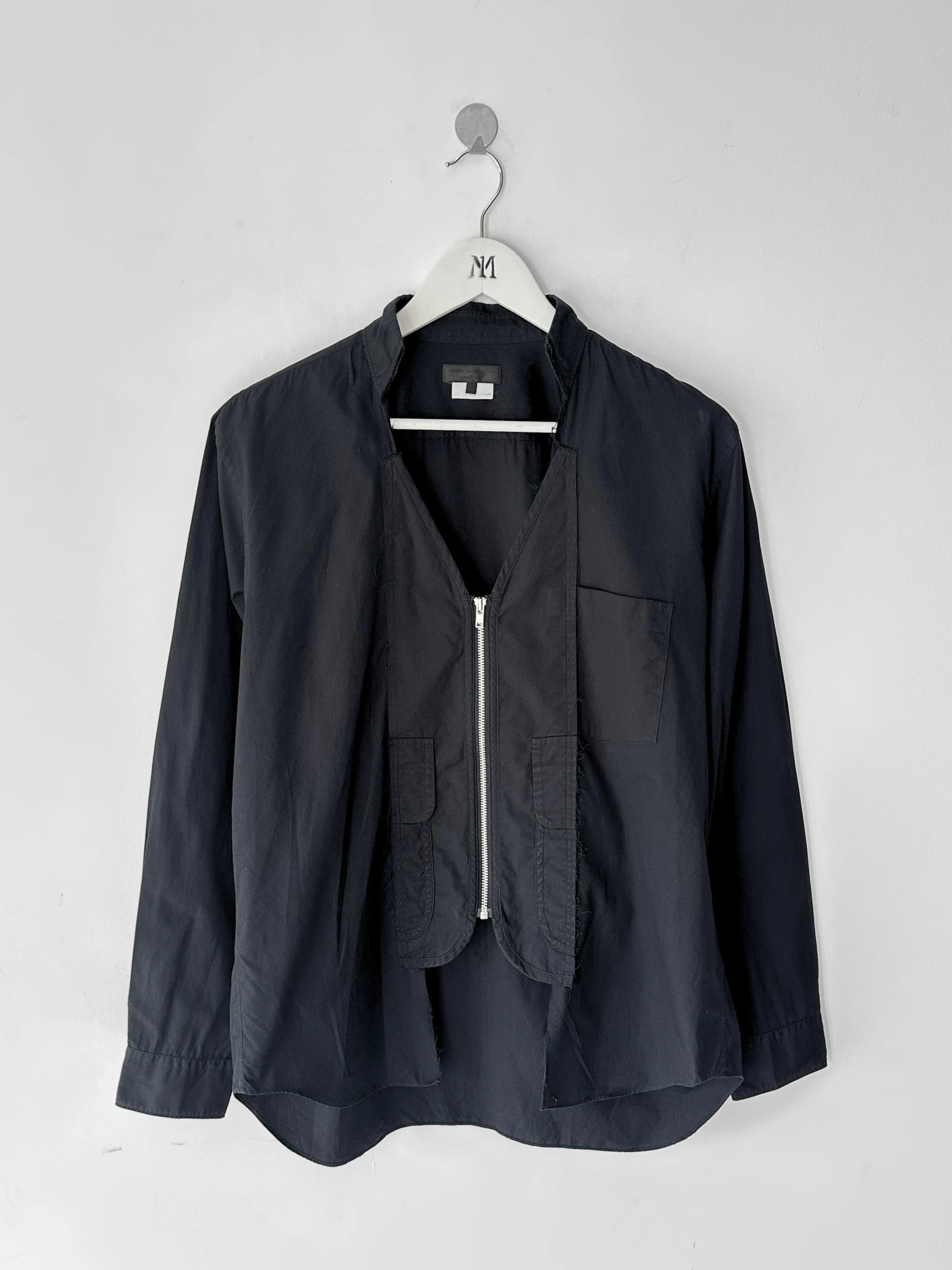 COMME DES GARÇONS - A/W 2017 DECONSTRUCTED ZIPPED SHIRT