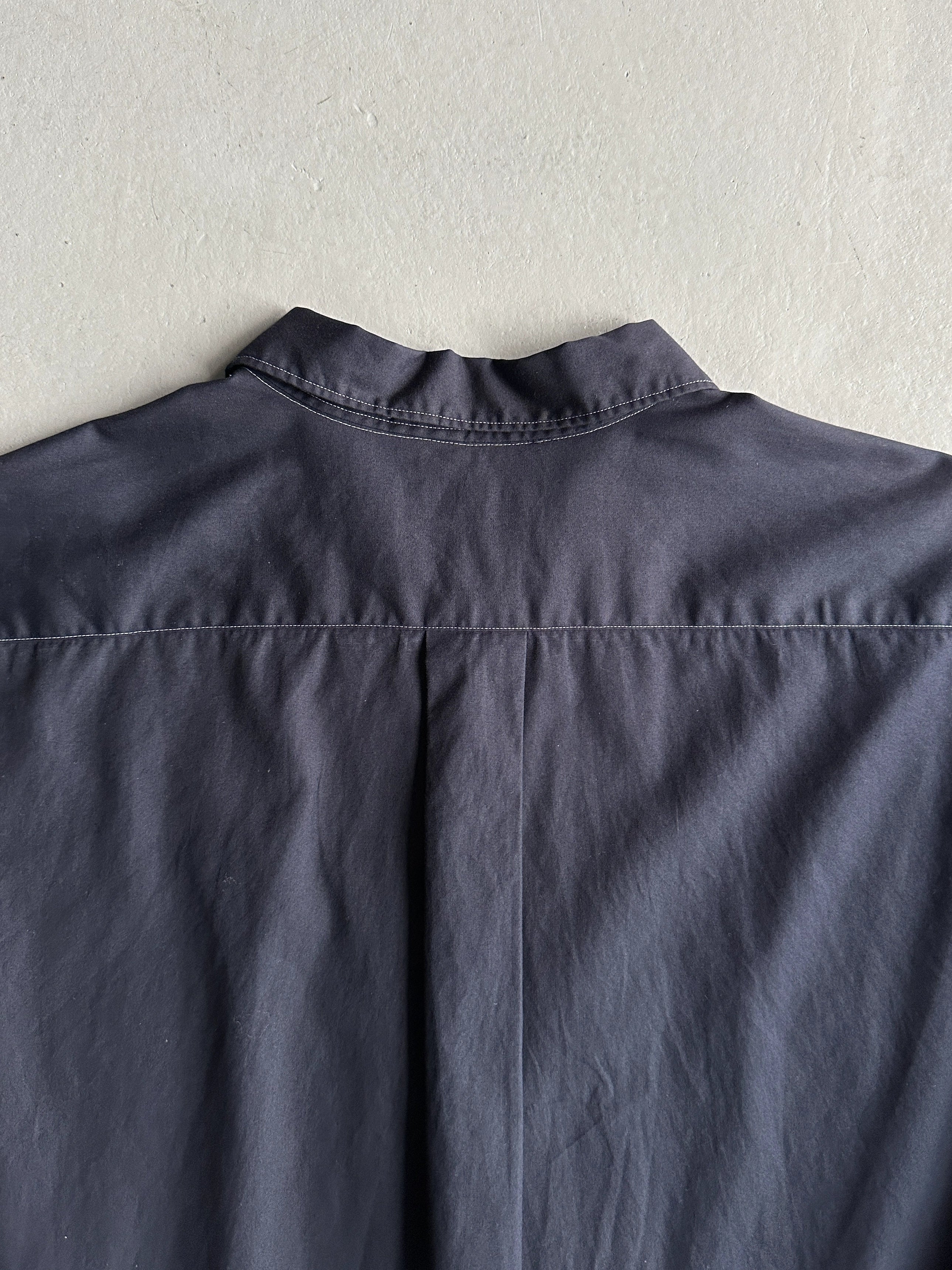 COMME DES GARÇONS- F/W 1990 LONG SLEEVE SHIRT WITH KEY RINGS CLOSURE