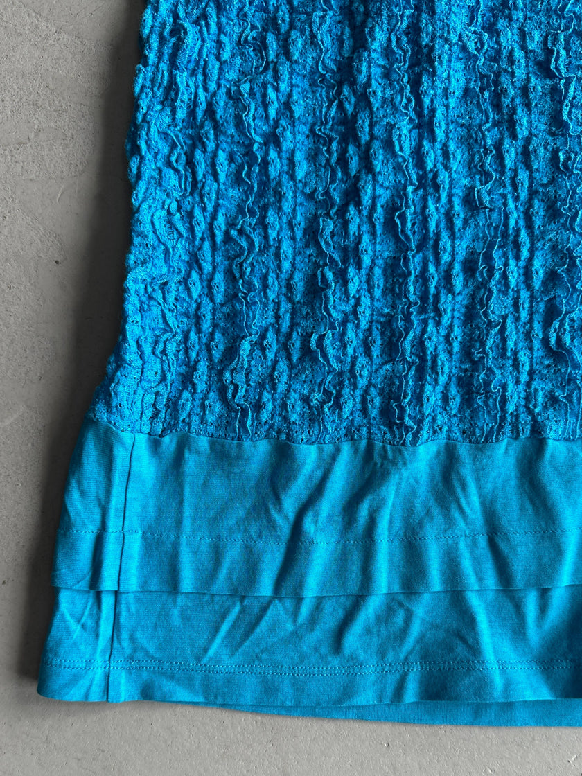 ISSEY MIYAKE HaaT - S/S 2001 LAYERED RUCHED T-SHIRT