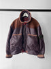 ARMANI JEANS 1990s AVIATOR BOMBER JACKET WITH SUEDE DETAILS