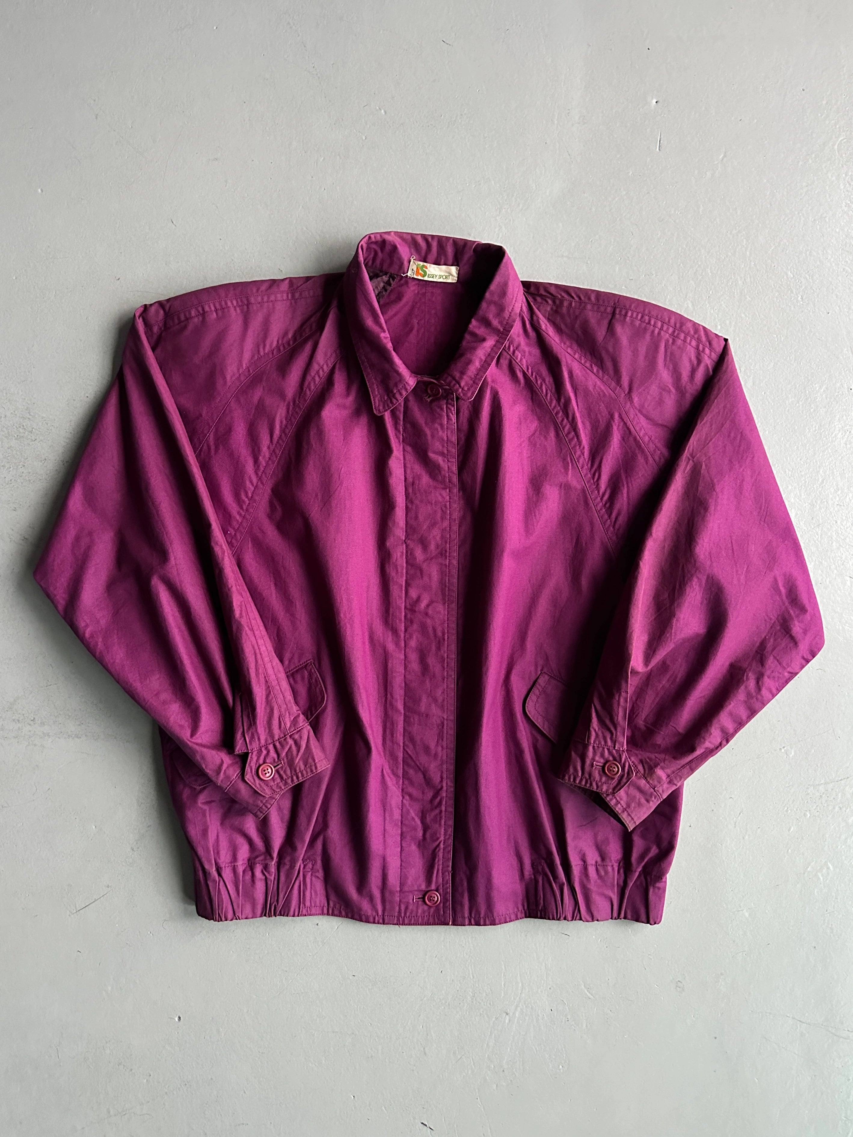 ISSEY MIYAKE - 1980s BOXY FIT BOMBER JACKET