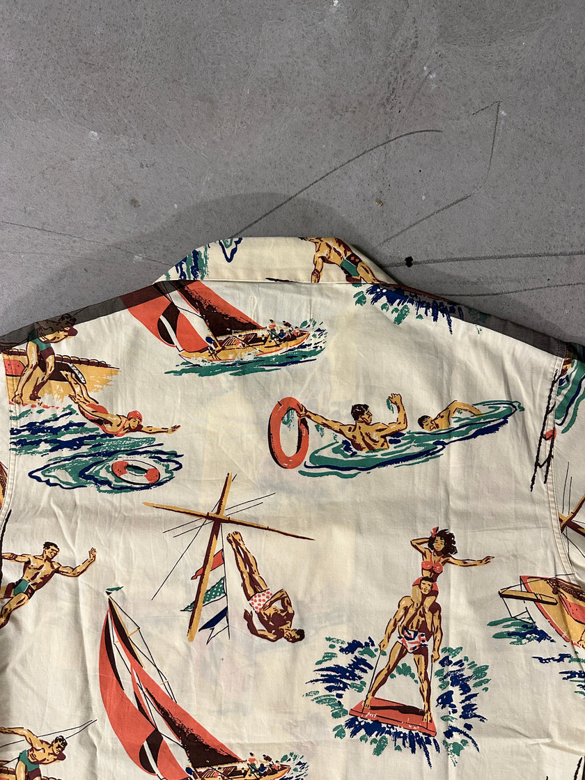 JUNYA WATANABE- COMME DES GARÇONS - SS 2003 ARCHIVE HAWAIIAN MOON SHIRT