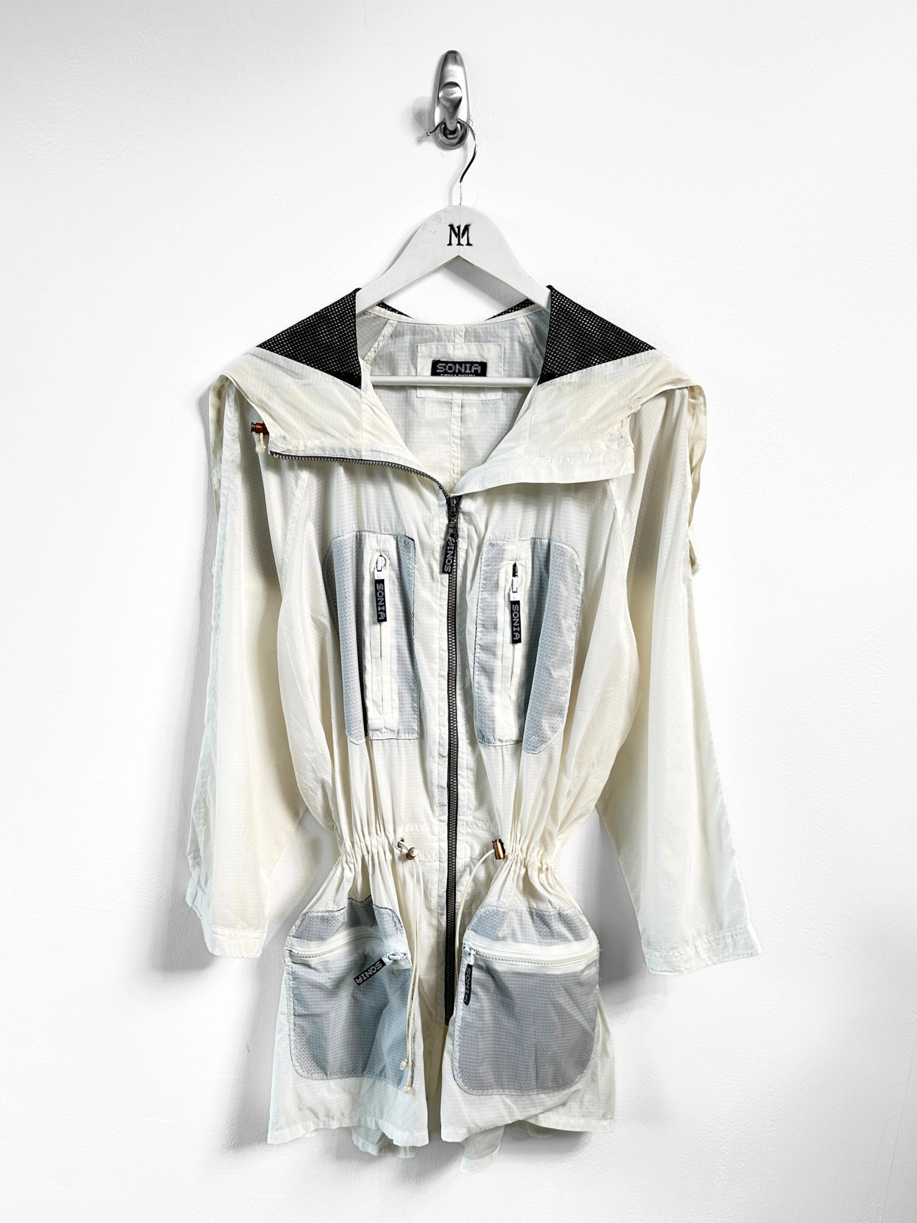 SONIA RYKIEL - early 2000s SEMI TRANSPARENT TECHNICAL JACKET