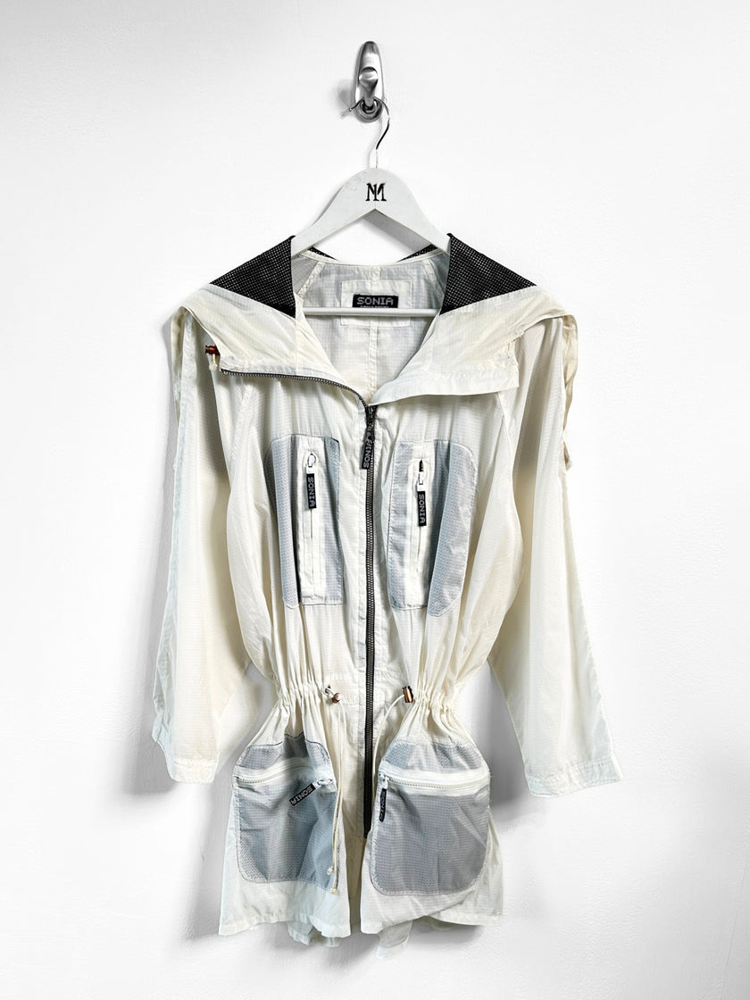SONIA RYKIEL - early 2000s SEMI TRANSPARENT TECHNICAL JACKET