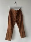 KENZO - 1980s DENIM TROUSERS WITH CRINKLED EFFECT WASH
