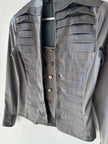 ITALIAN LABEL 1990 SATIN BUTTONED BLOUSE