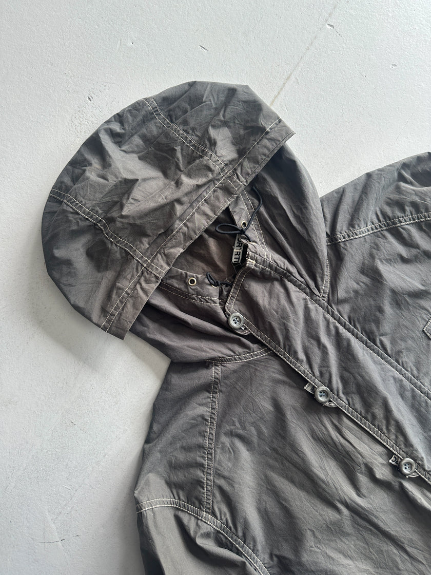 ISSEY MIYAKE HAI SPORTING GEAR - 1980s OVERSIZED PARKA JACKET