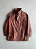 ARMANI JEANS - 1990s STRAIGHT FIT LEATHER JACKET