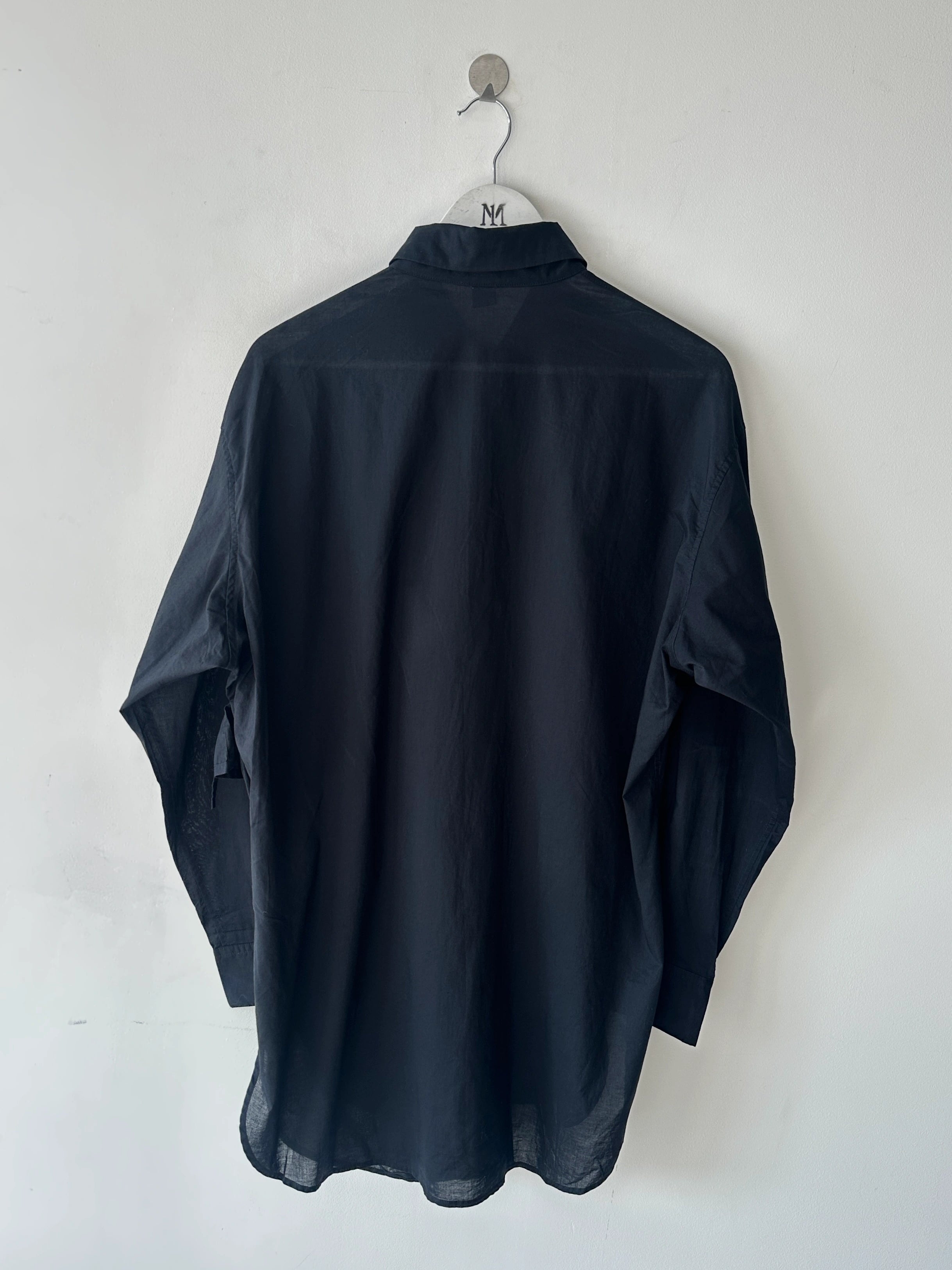 YOHJI YAMAMOTO Y's - S/S 2019 ASYMMETRIC FRONT LONG SHIRT