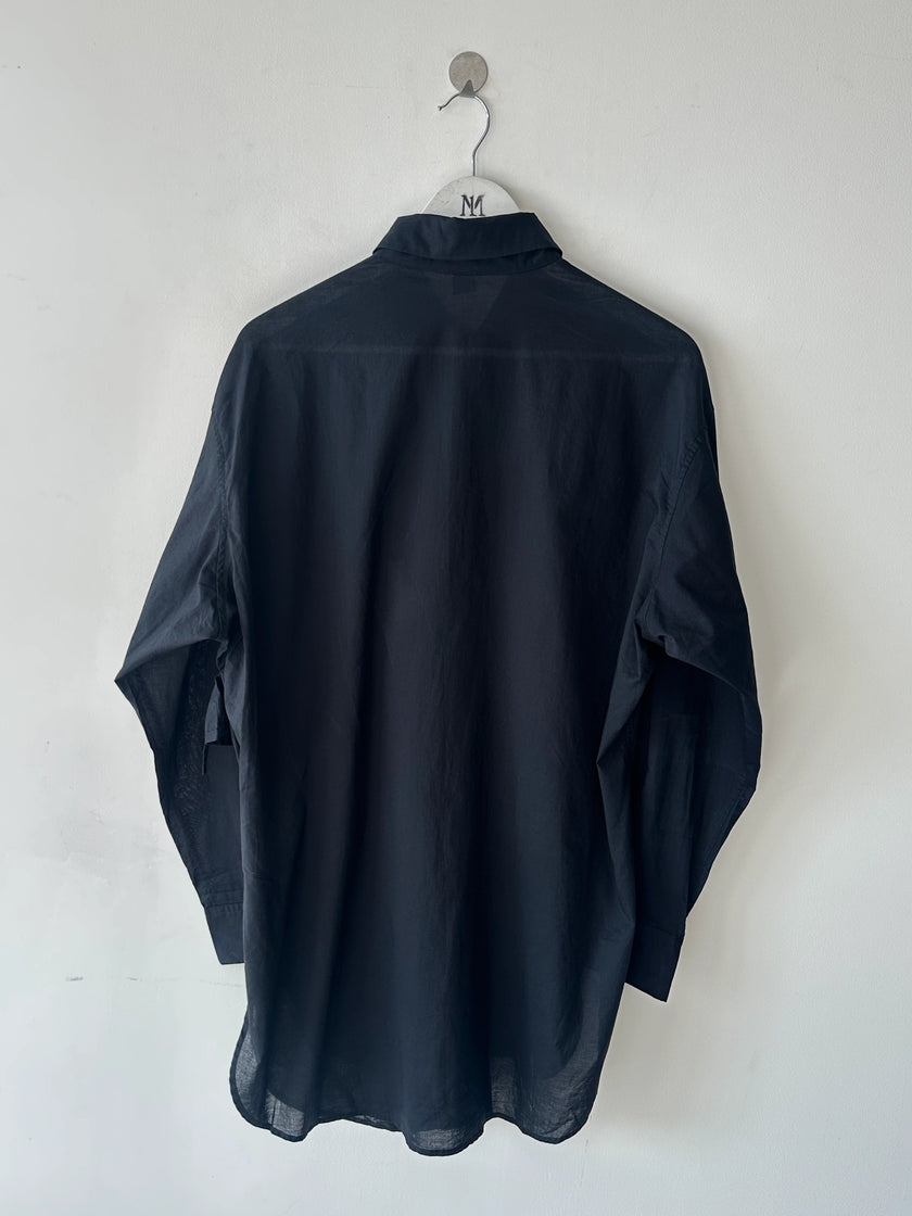 YOHJI YAMAMOTO Y's - S/S 2019 ASYMMETRIC FRONT LONG SHIRT