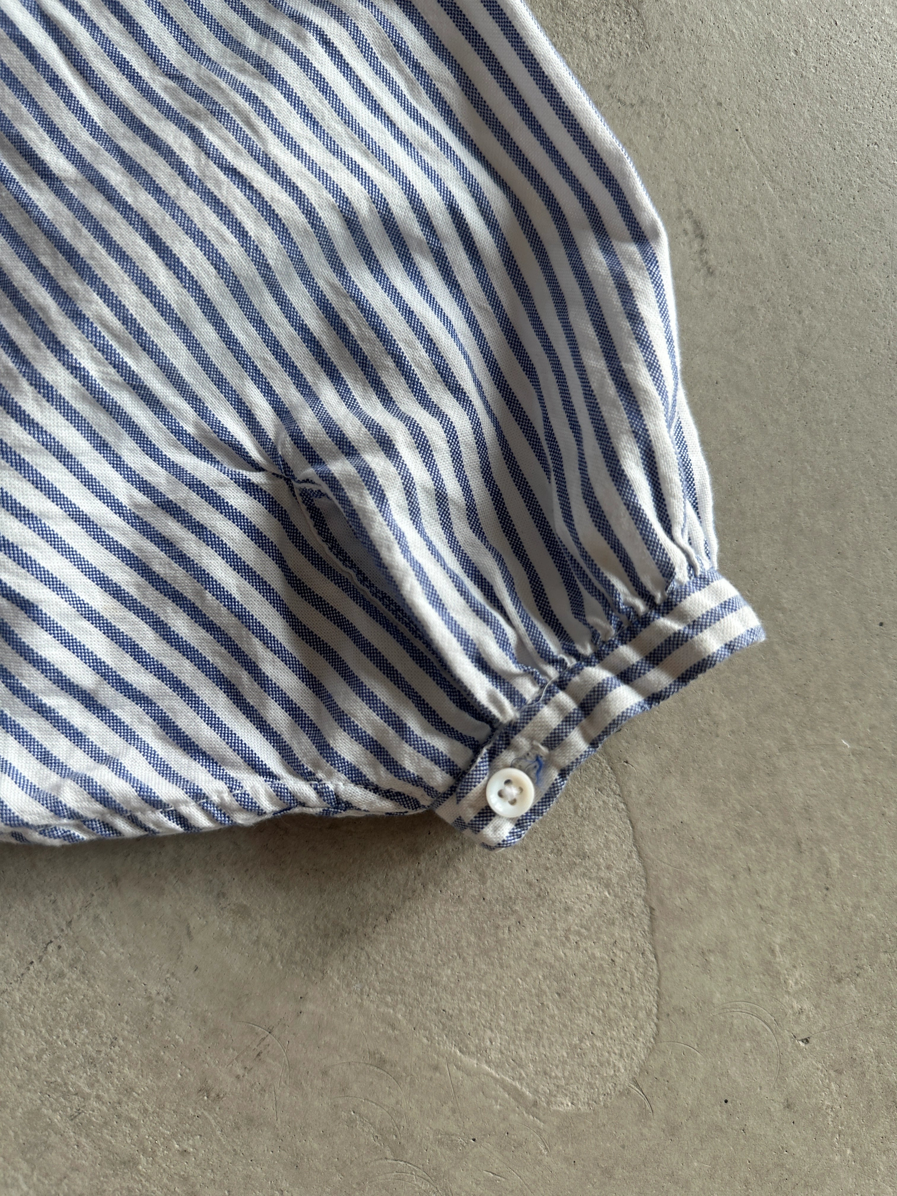 KAPITAL - 1990s ASYMMETRICAL FRONT STRIPED SHIRT