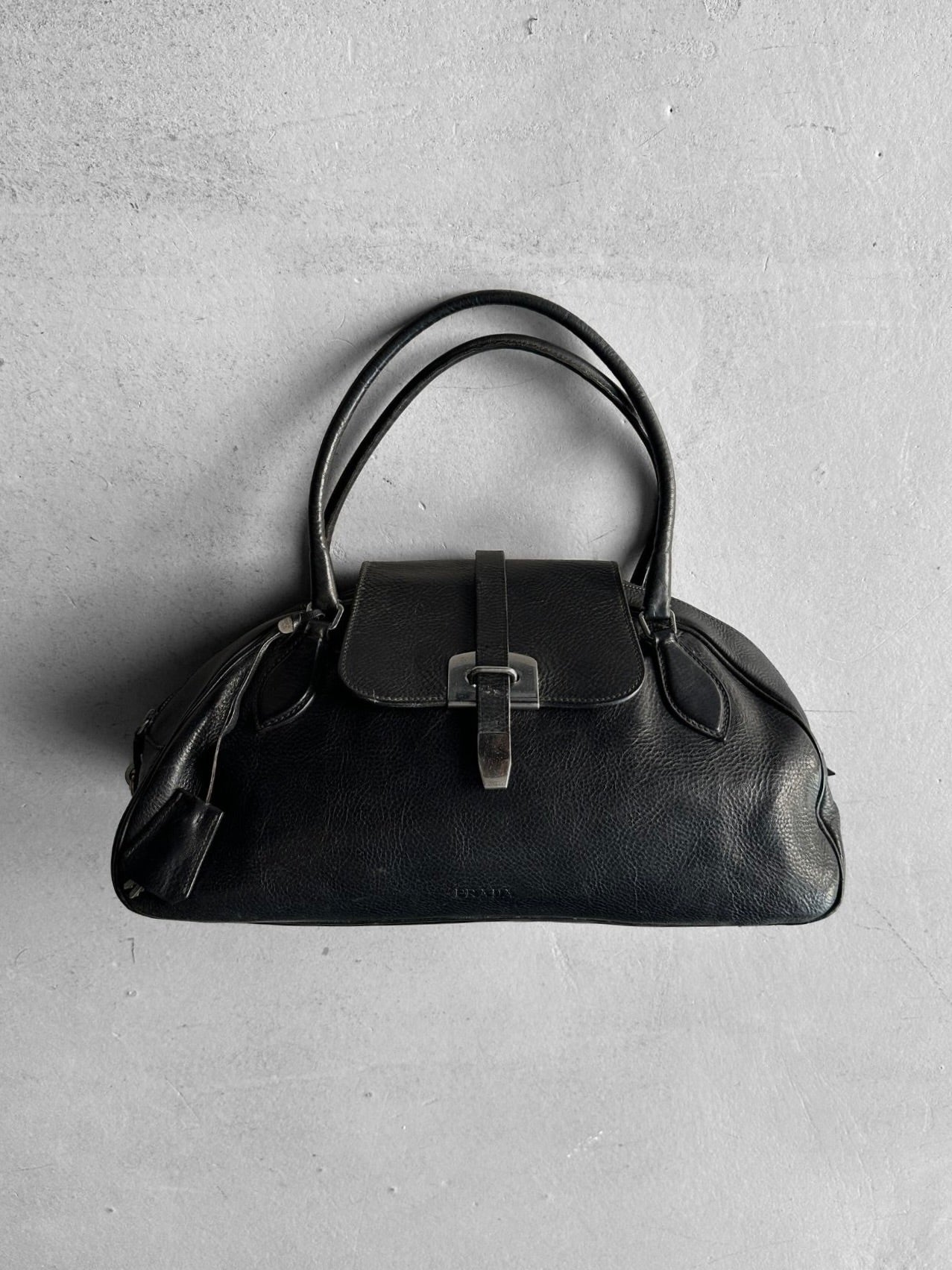 PRADA - A/W 2001 BOSTON LEATHER BAG