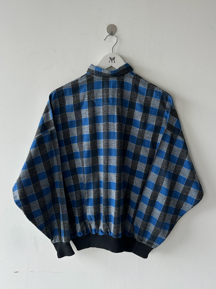 EMPORIO ARMANI - 1980s BOXY FIT CHECKED BLOUSON