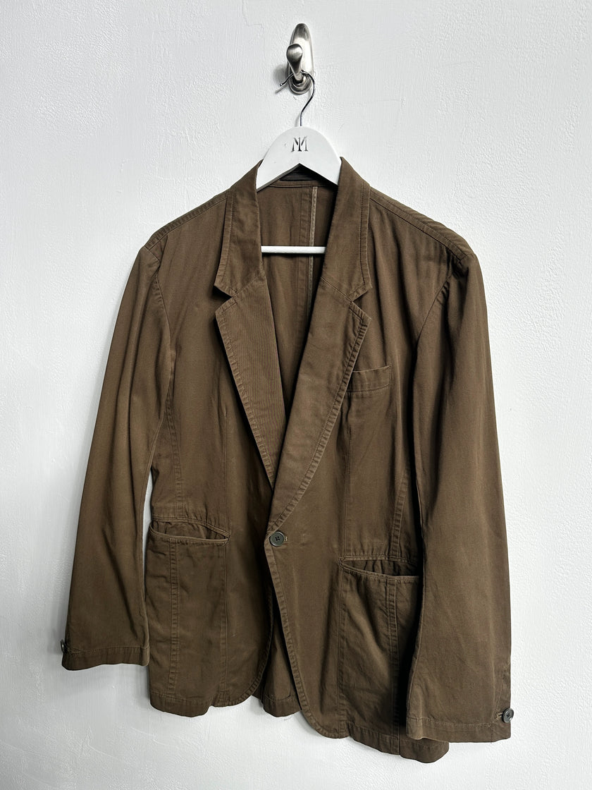 YOHJI YAMAMOTO Y'S - S/S 2007 PANELED COTTON BLAZER