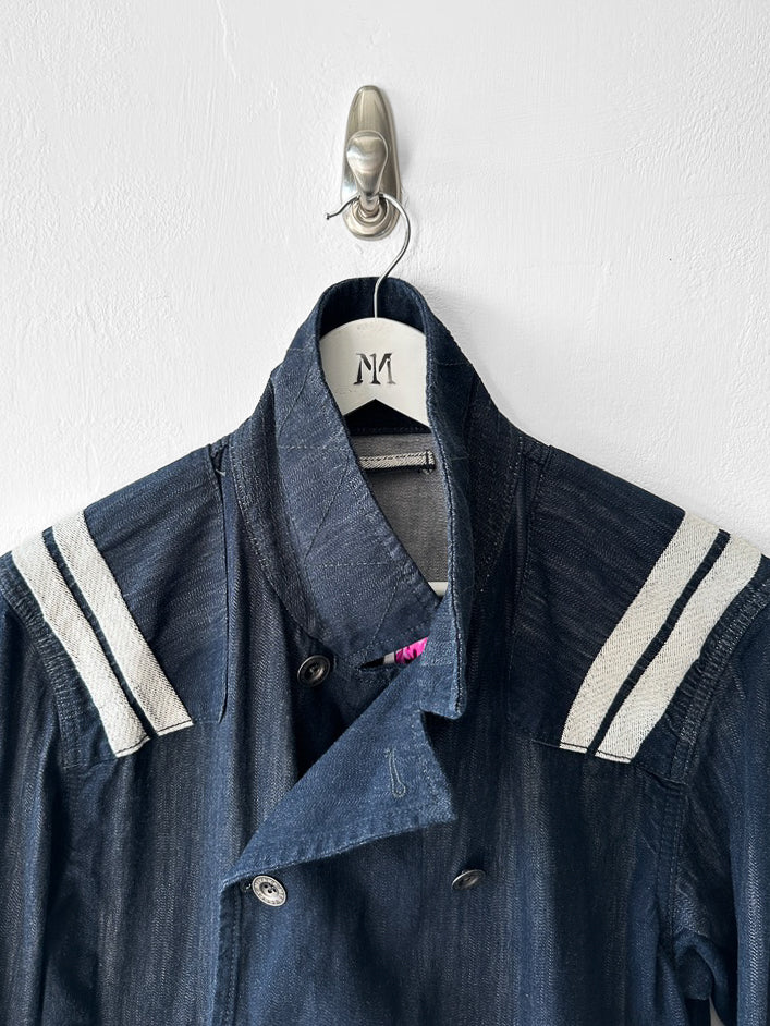 ISSEY MIYAKE - S/S 2019 DOUBLE BREASTED DENIM JACKET