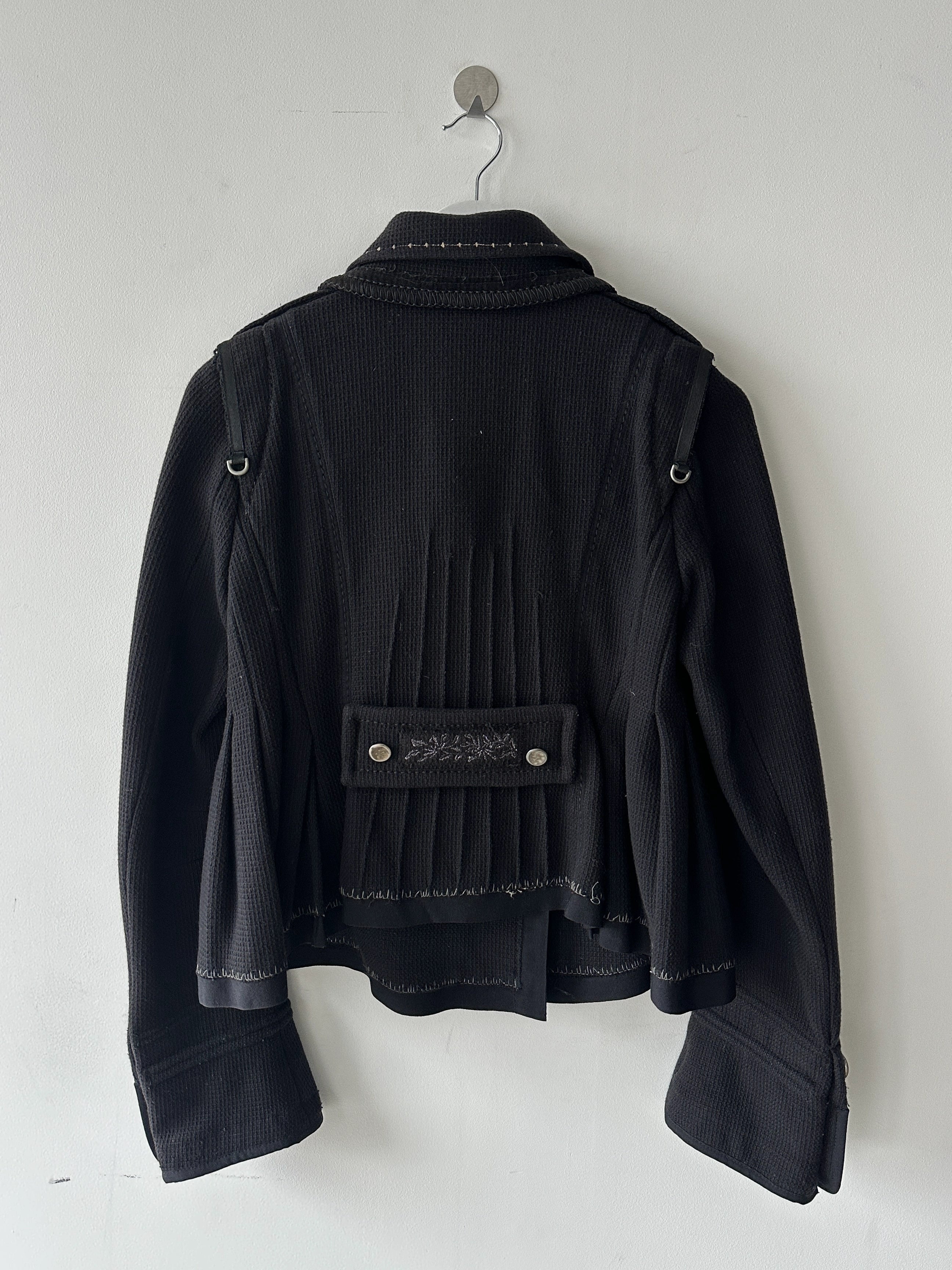 MARITHÉ + FRANÇOIS GIRBAUD - F/W 2006 DOUBLE BREASTED TEXTURED WOOL JACKET