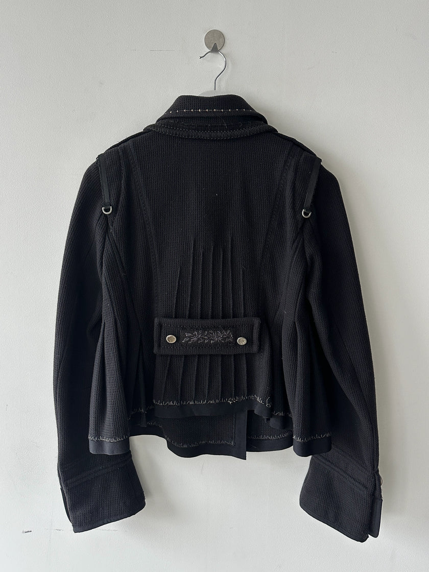 MARITHÉ + FRANÇOIS GIRBAUD - F/W 2006 DOUBLE BREASTED TEXTURED WOOL JACKET